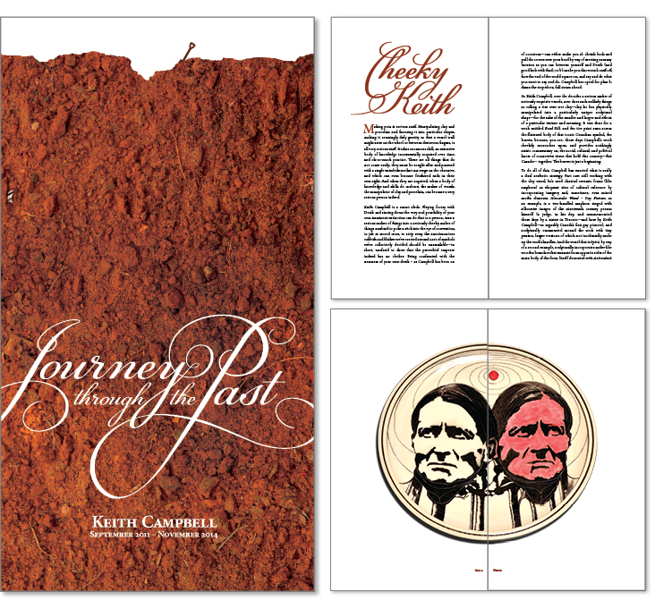 Keith Campbell – Journey Through the Past book design